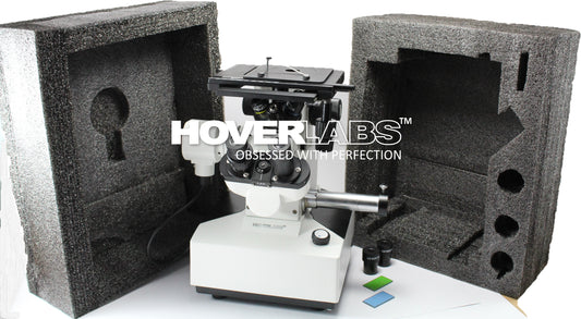 Inverted Metallurgical Microscope with Trinocular Photomicrography Attachment