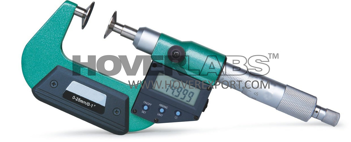 Digital Non-Rotating Spindle Disk Micrometer (Model No. HVO-MM-3594)