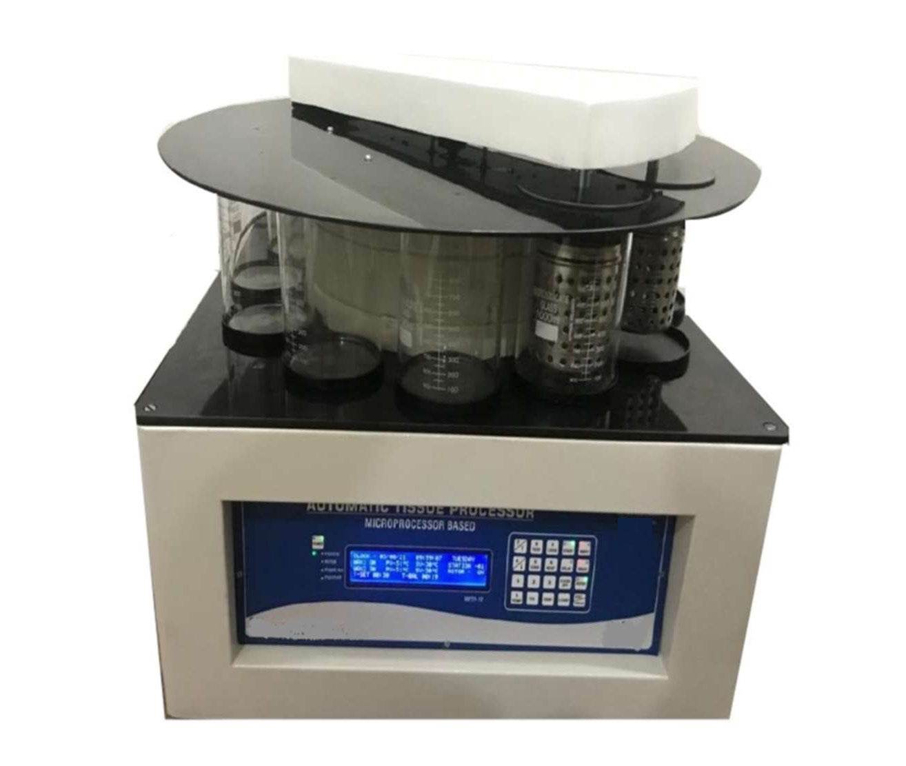 AUTOMATIC TISSUE PROCESSOR MICROPROCESSOR BASED (VACCUM) -2 Ltr (Model: HV-MPT-02)