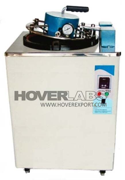 Vertical Autoclave Single Lever, MS, Fully Automatic (Model No. HV-110-AC)