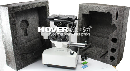 Inverted Metallurgical Microscope with Trinocular Photomicrography Attachment
