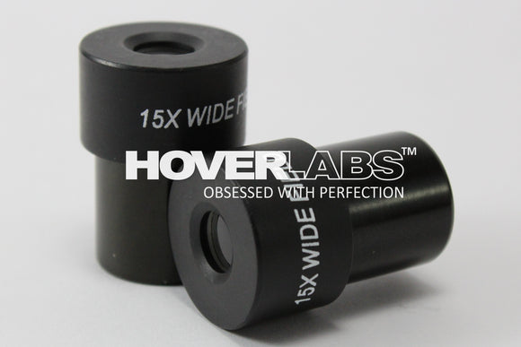 15X WF Widefield Microscope Eyepieces (Model No. HV-15X)