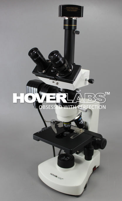 Research Microscope with Metallurgical Attachment and Polarizer/ Analyzer