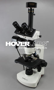 Research Microscope with Metallurgical Attachment and Polarizer/ Analyzer