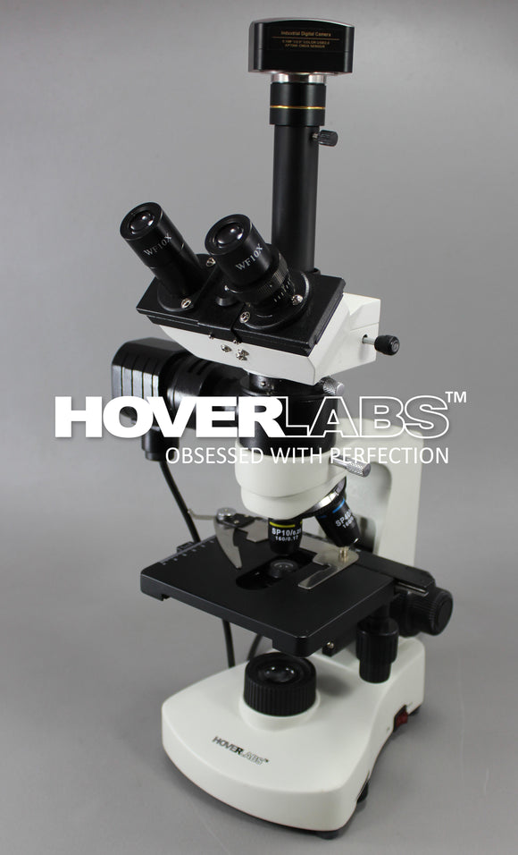 Research Microscope with Metallurgical Attachment and Polarizer/ Analyzer
