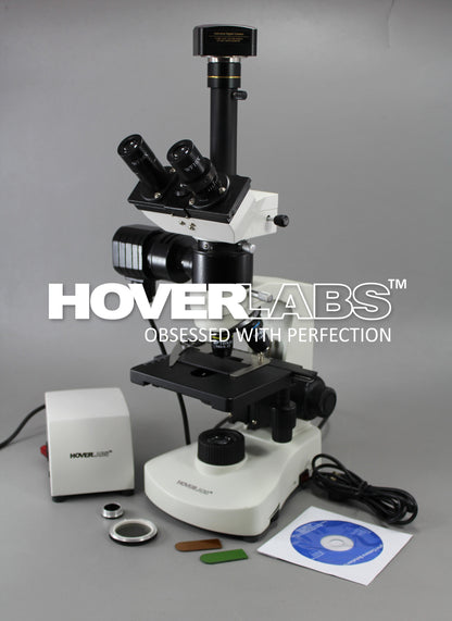 Research Microscope with Metallurgical Attachment and Polarizer/ Analyzer