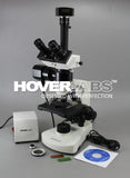 Research Microscope with Metallurgical Attachment and Polarizer/ Analyzer