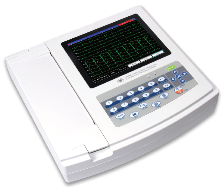 12 Channel Resting ECG System Machine (Model No. HV-ECG-12)