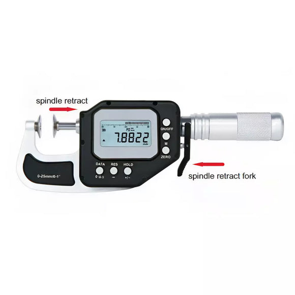 High Precision Digital Disk Micrometer/Snap Gages (With data interface) (Model No. HVO-DM-3353)