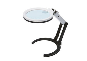 Three Ways Magnifier with Illumination (Model No. HVO-7512-1)