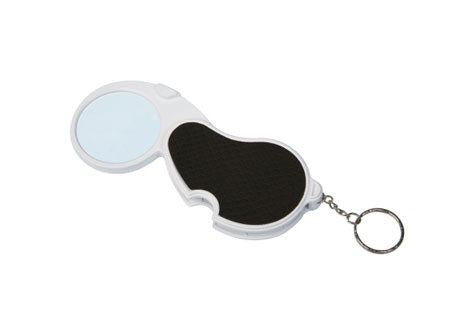 Folding Magnifier with Illumination (Model No. HVO-7514-1)