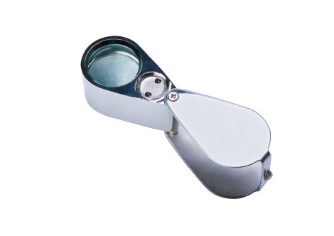 Folding Magnifier with Illumination (Model No. HVO-7515-10)