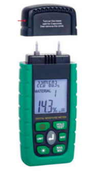 Digital Moisture Meter (Model No. HVO-9341-50)