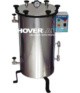 Vertical Triple Walled High Pressure Wingnut Autoclave, Stainless Steel (SS) (Model No. HV-AC-904)