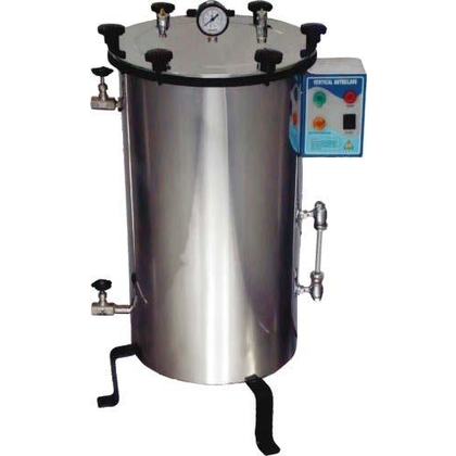 Vertical Triple Walled High Pressure Wingnut Autoclave, Stainless Steel (SS) (Model No. HV-AC-904)
