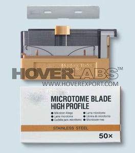 HOVERLABS High Profile Disposable Microtome Blades (Pack of 50 in Dispenser) (Model No. HV-451)