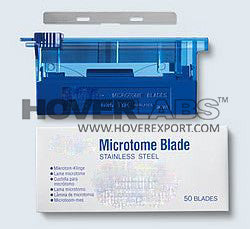 HOVERLABS Low Profile Disposable Microtome Blades (Pack of 50 in Dispenser)