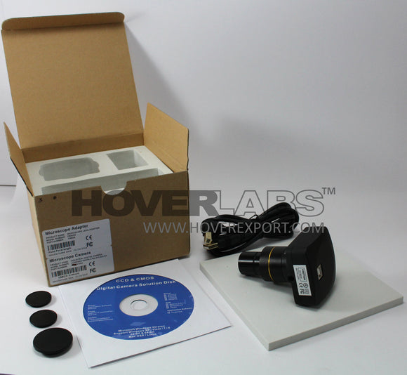 5 Megapixel Research Microscope Camera with Adapter and Measurement Software (Model No. HV-5MP)