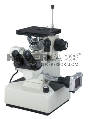 Trinocular Inverted Metallurgical Microscope with Camera
