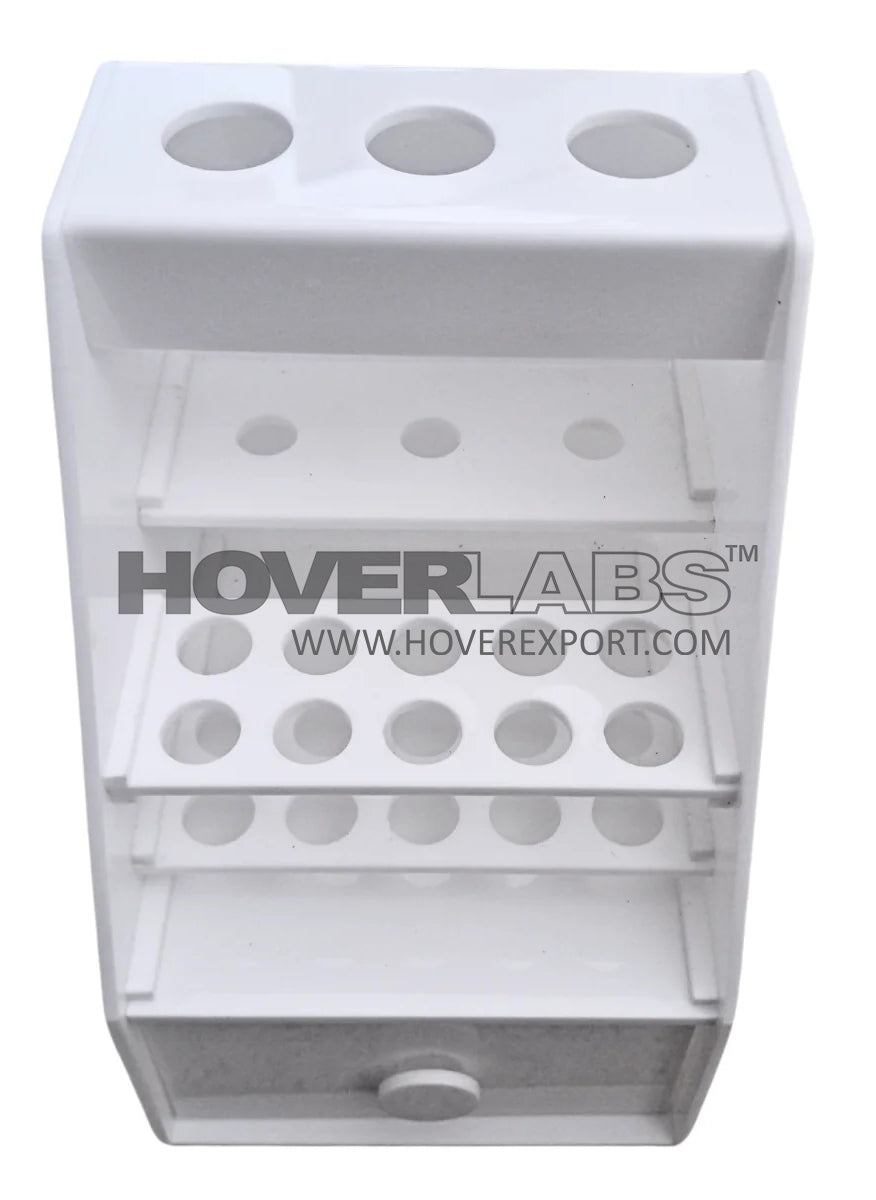 Micropipette Stand with Drawer with Test Tube Rack (Model No: HVO-MPS-250)