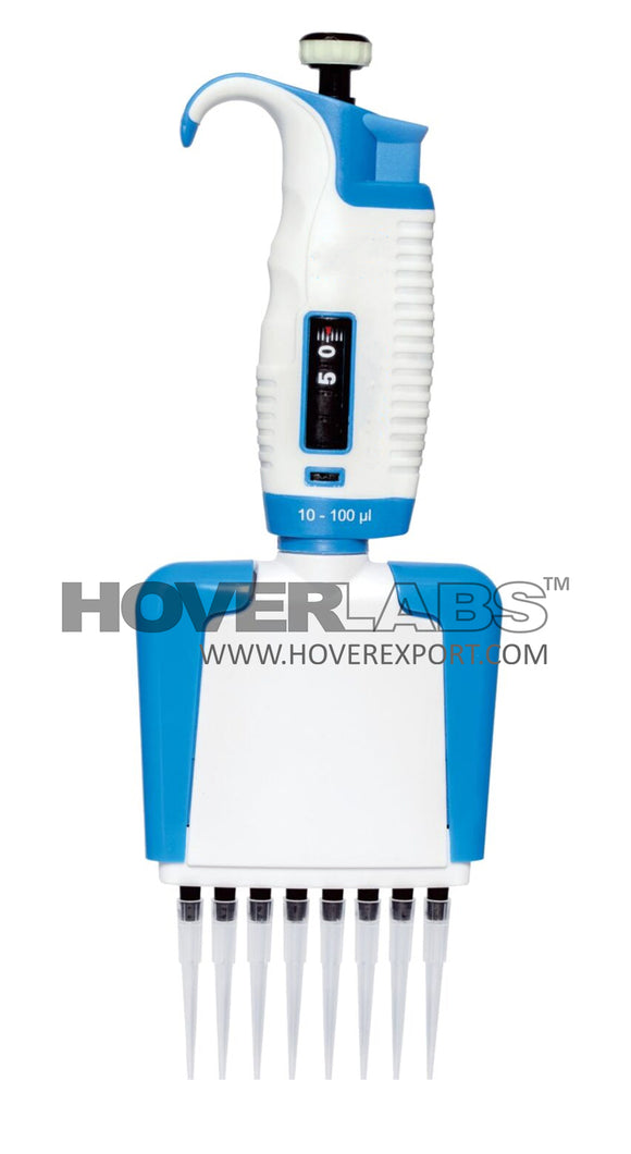 Multi-Channel Micropipette, Eight Channel (Model No. HVO-RE-SERIES)