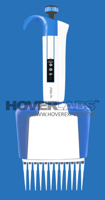 Multi-Channel Micropipette, Twelve Channel (Model No. HVO-ST-MC)