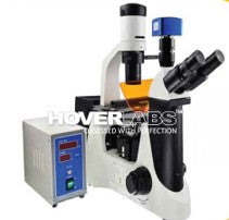 Trinocular Microscope with Fluorescence attachment with 2 filters (Model: HV-F106)