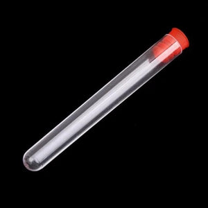 Plain Test Tube with Red Cap (Model No: HVO-TT-276)