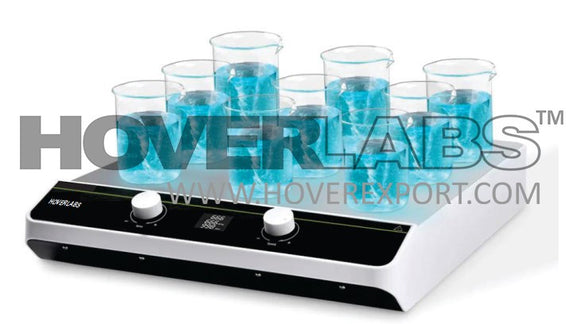 MULTI POSITION MAGNETIC STIRRER (9 STIRRING POINTS) (Model No. EDF0027)