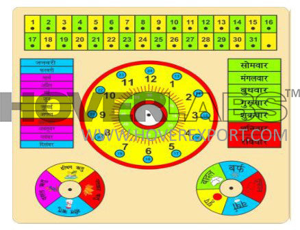 One Wooden Calendar (Model No:- EDF0114)