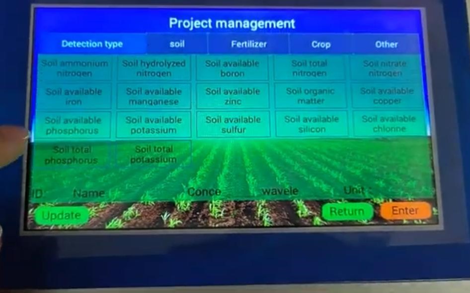 Soil Testing Kit / Soil Nutrient Multiparameter Detector Analyzer Equipment (Model No. HV-GT2)