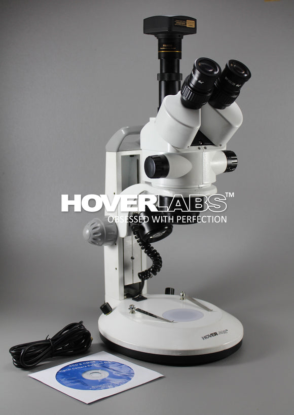 Stereozoom Microscope with Research Camera