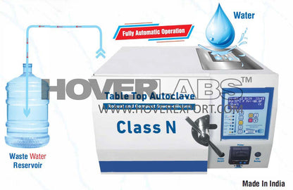 Table Top Autoclave- Class N (20-25ltr) (Model No. HVO-TTA-25N)