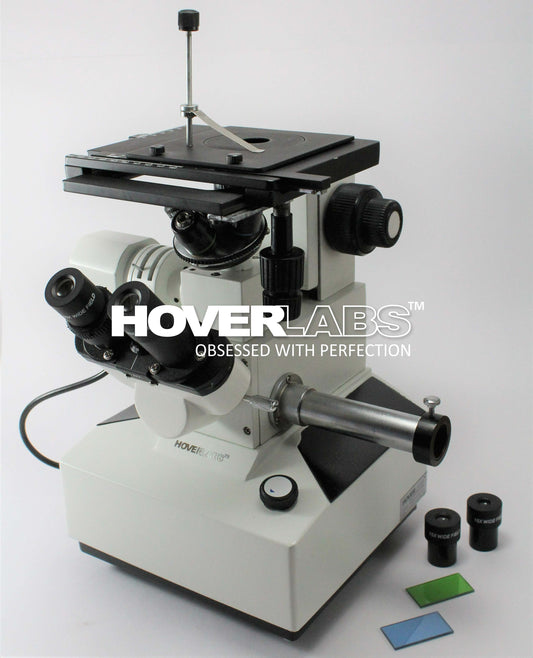 Trinocular Inverted Metallurgical Microscope with Camera