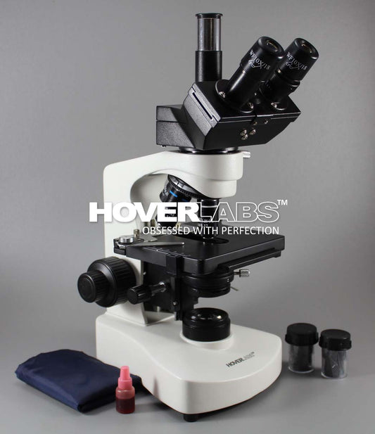 Trinocular Research Coaxial Microscope with Semi Plan Achromat Objectives