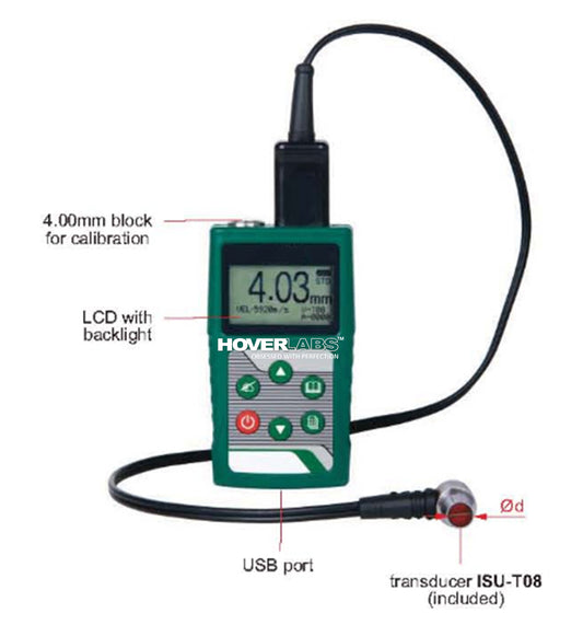 ULTRASONIC THICKNESS GAUGE (BASIC TYPE) (Model: HV-250C)