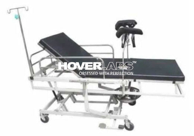 Obstetrics Labour Table Deluxe for hospital, Powder Coated (Model No: HVK-367)