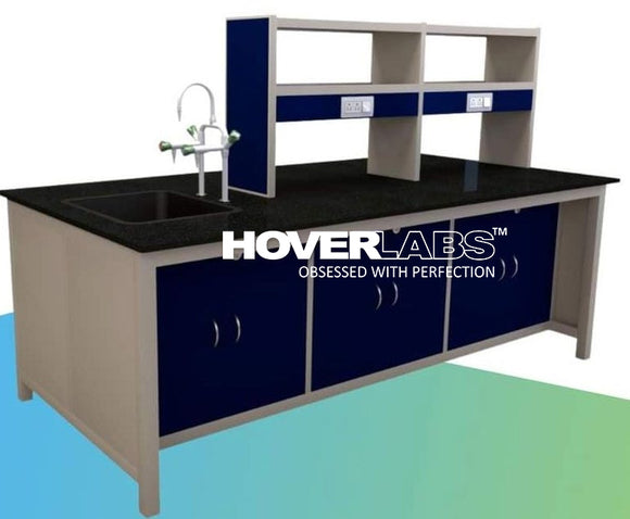 “HOVERLABS” CENTRAL LABORATORY ISLAND TABLE (Model: HVS-T22)