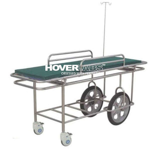 Stainless Steel Two big two small wheel Stretcher Cart Complete SS (Model No: HVK-372)