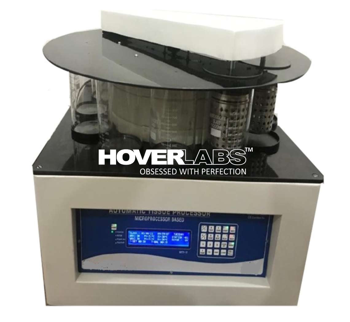 AUTOMATIC TISSUE PROCESSOR MICROPROCESSOR BASED (VACCUM) (Model: HV-ATP-18)