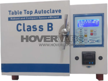 B CLASS STEAM AUTOCLAVE TABLE TOP FRONT LOADED WITH DISTILLED WATER PLANT (Model: HVS-TA2-B)
