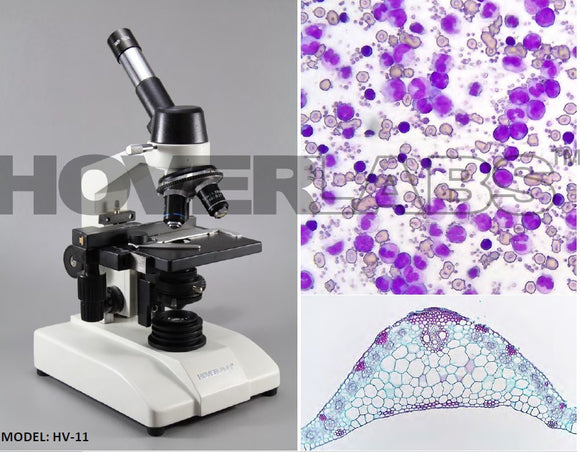 MONOCULAR PATHOLOGICAL MICROSCOPE  MODEL: HV-11