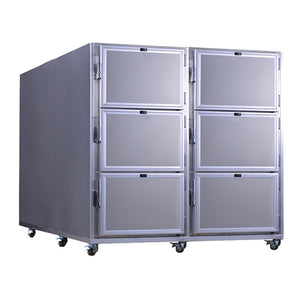 Mortuary Chamber, Fully Stainless Steel (SS), Six Bodies (Model No. HV-132-MC)