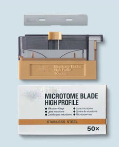 HOVERLABS High Profile Disposable Microtome Blades (Pack of 50 in Dispenser) (Model No. HV-451)