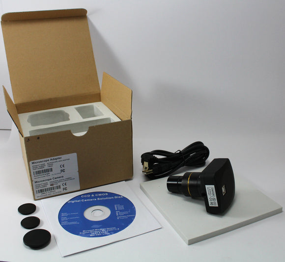 5 Megapixel Research Microscope Camera with Adapter and Measurement Software (Model No. HV-5MP)