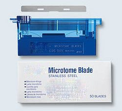 HOVERLABS Low Profile Disposable Microtome Blades (Pack of 50 in Dispenser)