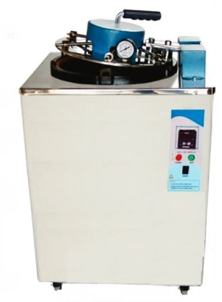 Vertical Autoclave Single Lever, MS, Fully Automatic (Model No. HV-110-AC)