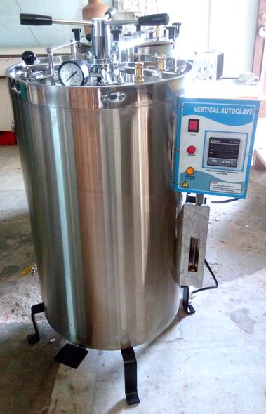 Vertical Triple Walled Radial Locking Autoclave, Stainless Steel (SS), Fully Automatic (Model No. HV-AC-904)